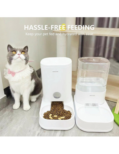 Comedero y Dispensador de Agua PAWGETHER 3.5L para Gatos