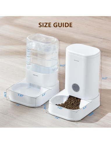 Comedero y Dispensador de Agua PAWGETHER 3.5L para Gatos