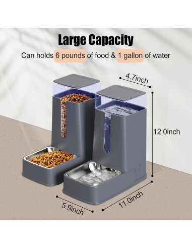 Dispensador automático de comida y agua Meowyoyo 3.5L