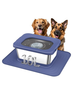 Cuenco de Agua Antisalpicaduras Decflow 10L Acero Inoxidable