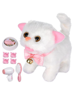 Gato Electrónico Interactivo WorWoder 21 cm Juguete para Niños