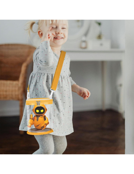 Bolsa de exhibición amarilla Gaga City para robot Eilik