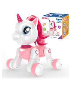 Robot Unicornio JONEG Control Remoto 18,5 cm Rosa