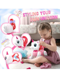 Robot Unicornio JONEG Control Remoto 18,5 cm Rosa 2
