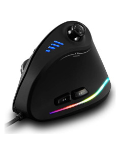 Mouse Ergonómico Vertical Zelotes C18 10000 DPI RGB USB