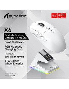 Ratón Gaming Inalámbrico VGN GAMEPOWER X6 26000 DPI RGB 2