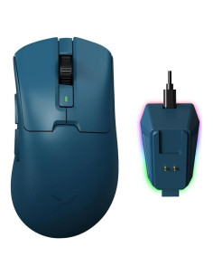 DeLUX M900PRO Ratón Gaming Inalámbrico 8000Hz RGB Azul