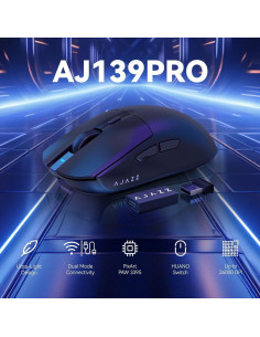 Ratón Inalámbrico A.JAZZ AJ139 G Pro 4K 26000 DPI Negro 2