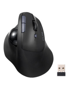 Ratón Trackball Inalámbrico SANWA Ergonómico Negro