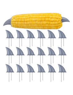 16 Sujetadores de Maíz en Acero Inoxidable SiliFine