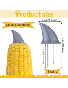 16 Sujetadores de Maíz en Acero Inoxidable SiliFine 2
