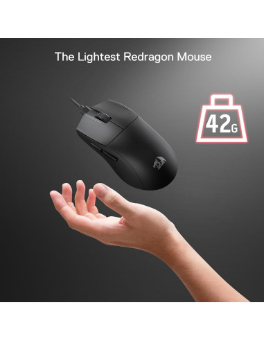 Ratón Gaming Redragon M996 Con Cable 8K 26000 DPI Ligero