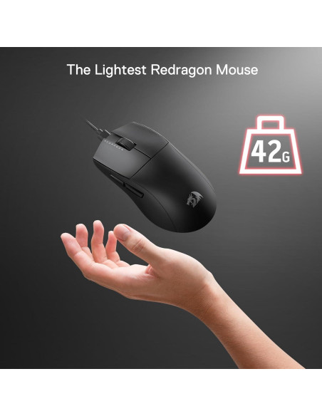 Ratón Gaming Redragon M996 Con Cable 8K 26000 DPI Ligero