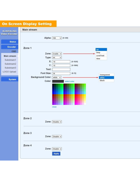 Codificador de Video URay UHE265-1L-4K HDMI 1080P