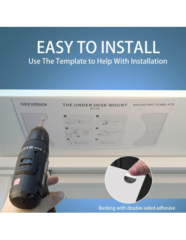 Soporte Bajo Escritorio Monzlteck para PS5/PS5 Slim/Pro