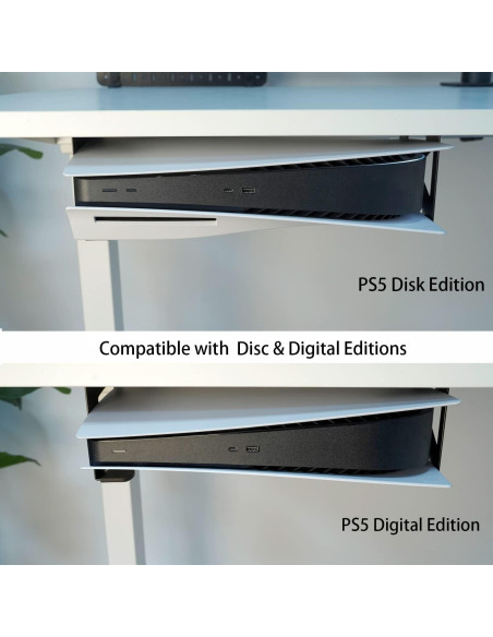 Soporte Bajo Escritorio Monzlteck para PS5/PS5 Slim/Pro