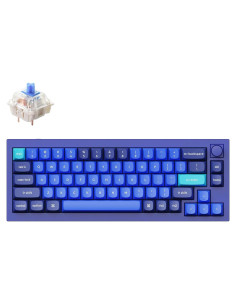 Teclado Mecánico Keychron Q2 65% Programable Gateron Azul