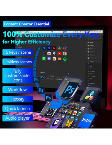 Dock de Transmisión HALCONTORNO para Steamdeck y PC