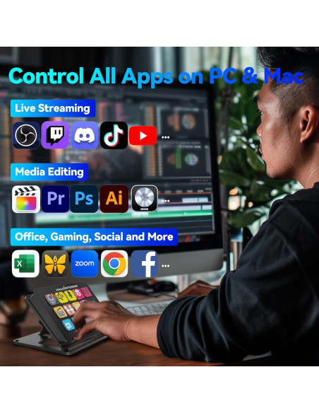 Dock de Transmisión HALCONTORNO para Steamdeck y PC