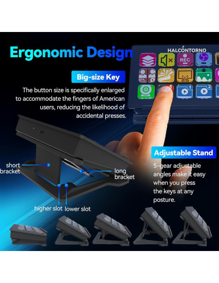 Dock de Transmisión HALCONTORNO para Steamdeck y PC