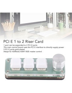 Teclado Numérico Mecánico Luqeeg RGB 3 Teclas Programable 2