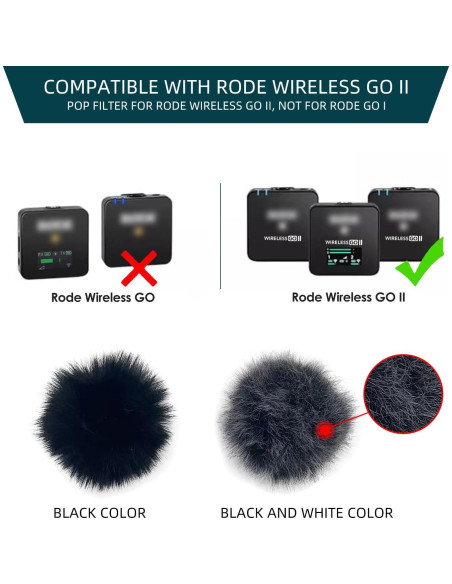 Filtro de viento Rode Windshield Pop para Wireless Go II