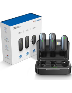 Micrófono Lavalier Inalámbrico LORESO para iPhone y iPad 2