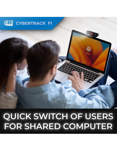 Webcam Adesso CyberTrack F1 HD 1080P USB con Micrófono
