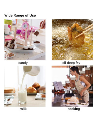 Termómetro de Caramelo COZONTE con Clip 50-200C Vidrio