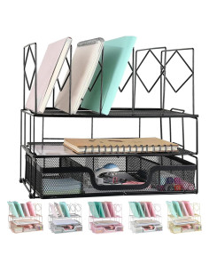 Organizador de Escritorio Gianotter 2 Niveles Negro