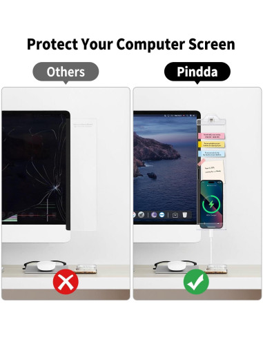 Tableros de Memoria Acrílicos Pindda 2PCS para Monitor