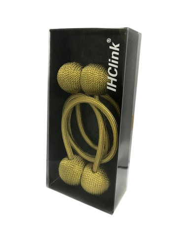 Clip de Sujeción para Cortinas IHClink 2 Piezas Dorado