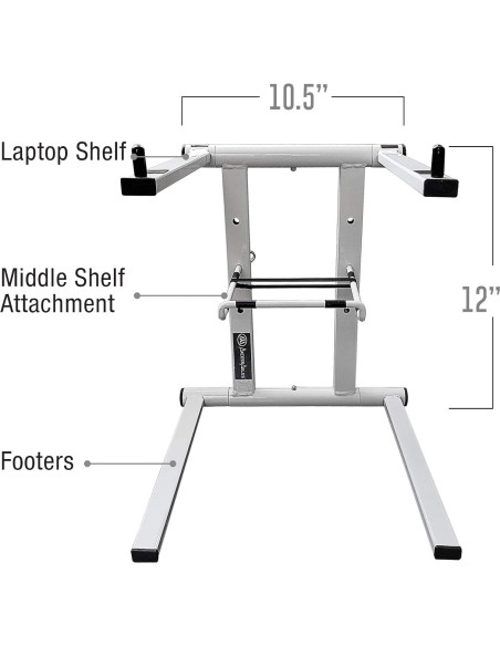 Soporte Plegable para Laptop AxcessAbles DJLTS01 Blanco