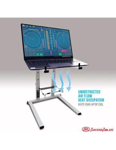 Soporte Plegable para Laptop AxcessAbles DJLTS01 Blanco