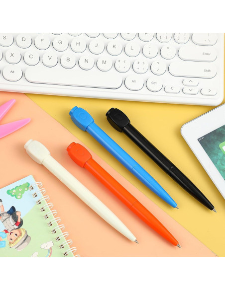 4 Bolígrafos Giratorios Alivio Estrés Dinifee 0.5mm