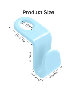 Ganchos Conectores para Perchas QUEENTI 20 Pcs Alta Capacidad 2