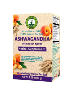 Té de Ashwagandha Dr. Tea Sabor Durazno 20 Bolsitas