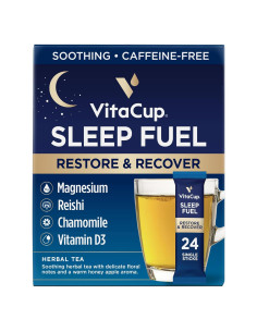 Té Instantáneo VitaCup Sleep Fuel 24 Sobres Relajantes