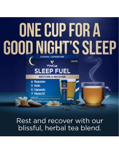 Té Instantáneo VitaCup Sleep Fuel 24 Sobres Relajantes 2
