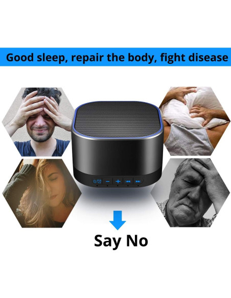 Máquina de Ruido Blanco Magicteam SN-A1 20 Sonidos Naturales