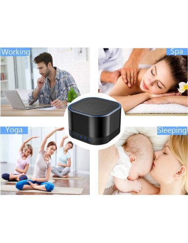 Máquina de Ruido Blanco Magicteam SN-A1 20 Sonidos Naturales