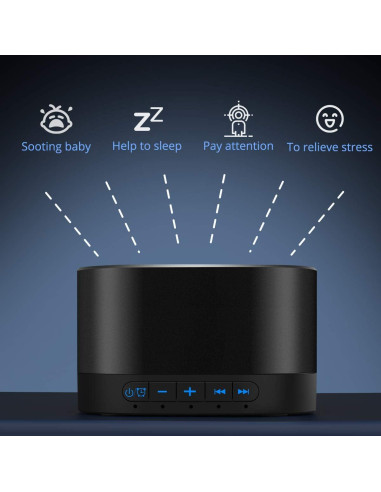 Máquina de Ruido Blanco Magicteam SN-A1 20 Sonidos Naturales