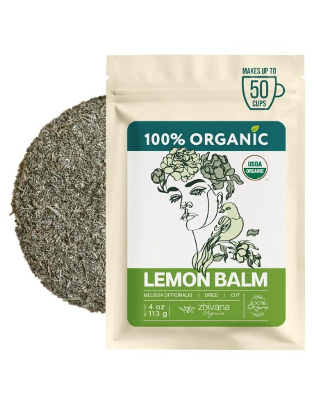 Té de Toronjil Orgánico Zhivana 113g - Antiestrés y Digestión