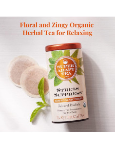 Té Herbal Orgánico La República del Té 36 Bolsitas Tulsi Rhodiola 2