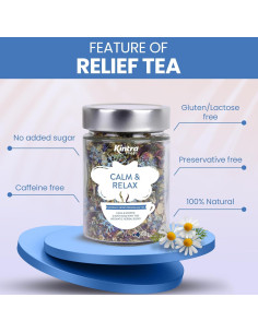 Té de Hoja Suelta Kintra Foods Calmante 60g Manzanilla Lavanda 2