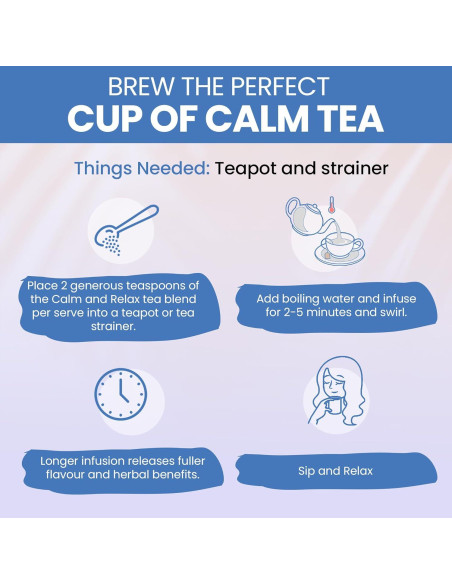 Té de Hoja Suelta Kintra Foods Calmante 60g Manzanilla Lavanda