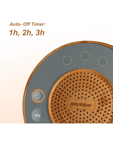 Máquina de Ruido Blanco Housbay WS50S 31 Sonidos Relajantes