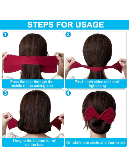 3 Piezas Hacedor de Moño Flexible Spencer Happucation