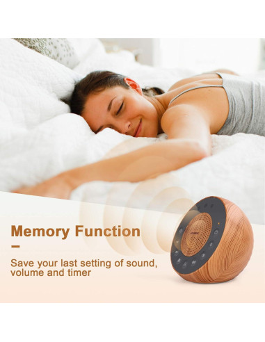 Máquina de Ruido Blanco Housbay WS50S 31 Sonidos Relajantes