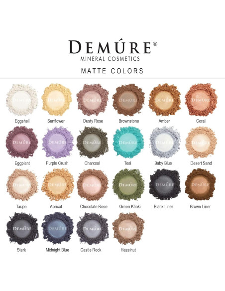 Sombra de Ojos Mineral Demure Castle Rock 23 Tonos 45g